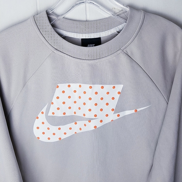 Nike NSW Blocked Logo Cropped Sweatshirt Women Size Medium - Picture 6 of 11